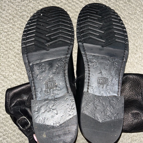 FRYE AND CO. Black Combat & Moto Boots - Picture 6 of 6